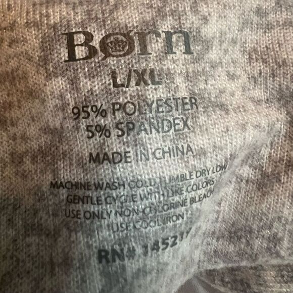 Born Shawl Collar Robe Sz L/XL Gray Pockets Knee Length - Picture 4 of 7